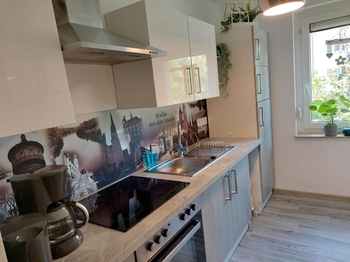 Gemütliches, voll ausgestattetes Apartment Halle  Exterior foto